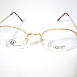 Alfonse Dumont Melrose Eyeglass Frames Gold Tortoise 52-20 140 Lot 50A Vintage