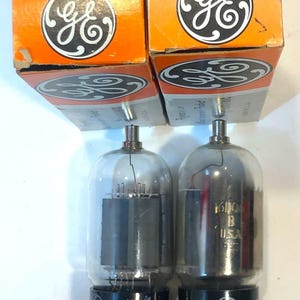 2 NOS GE 6DQ6B Radio Amplifier Electron Vacuum Tube TV-7 Tested New T133