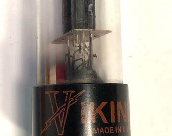 Vintage Viking 12SN7 radioversterker vacuümbuis getest T71