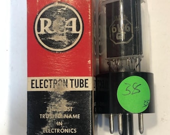Amplificador RCA 6W6 GT Radio Electron Tubo de vacío TV-7 Probado T121