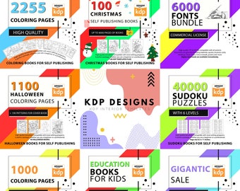 Kdp Templates Bundle | Interior Designs for Self Publishing (pdf, jpg, png, eps, ai)