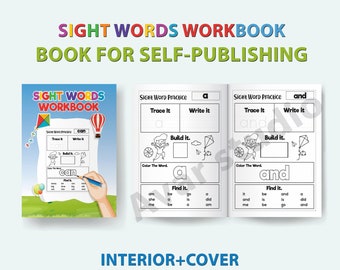 Sight Words Workbook | KDP Interior with Cover (PDF)