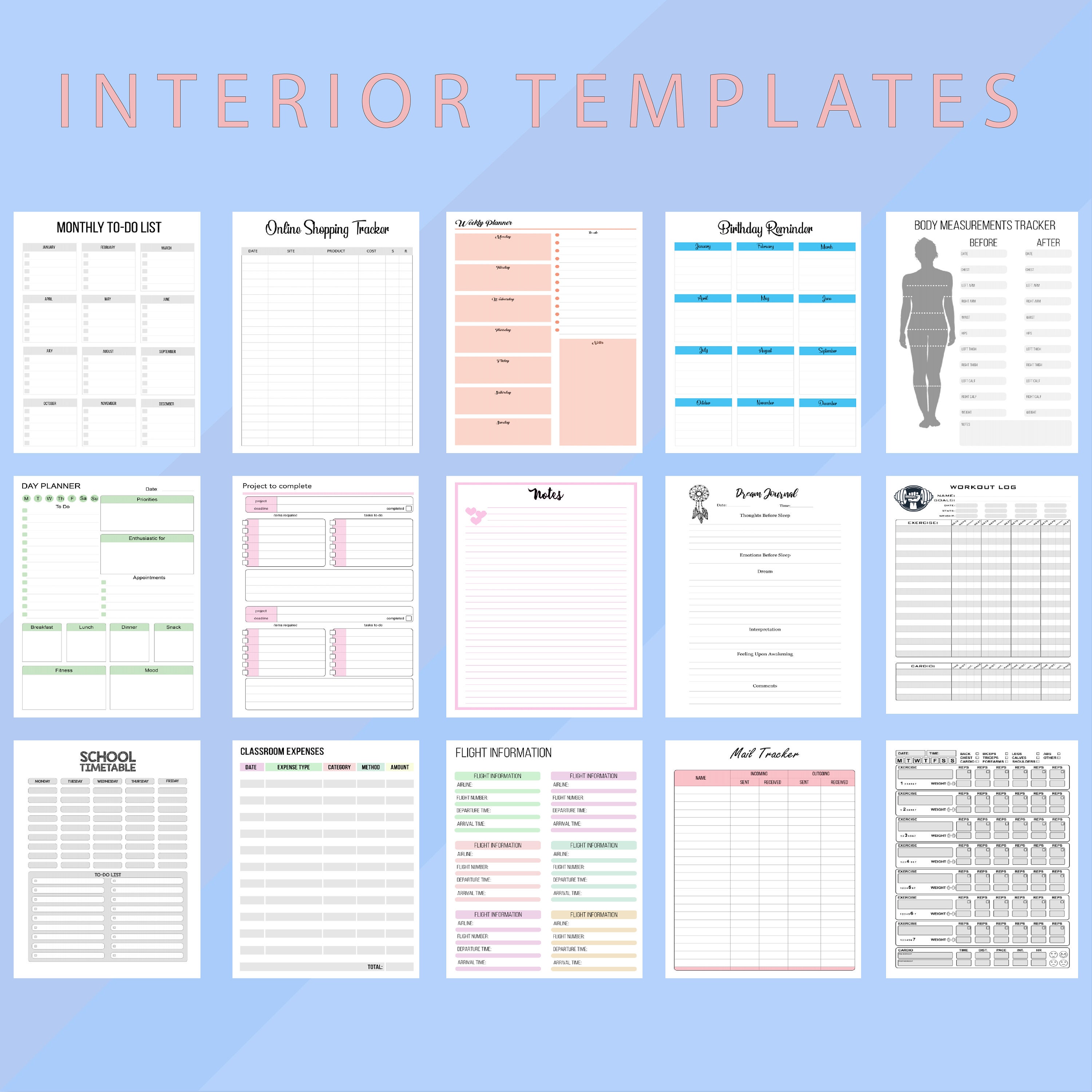 KDP Interior Templates – 130+ Low Content Book Designs (PDF) - Etsy