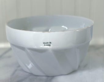 Vintage Ironstone Pudding Mold Made In France