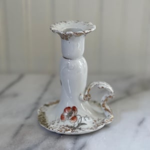 Limoge Chamberstick Holder Ceramic W.G & Co
