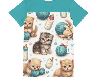 Gattini ABDL. Abito T-shirt con grafica