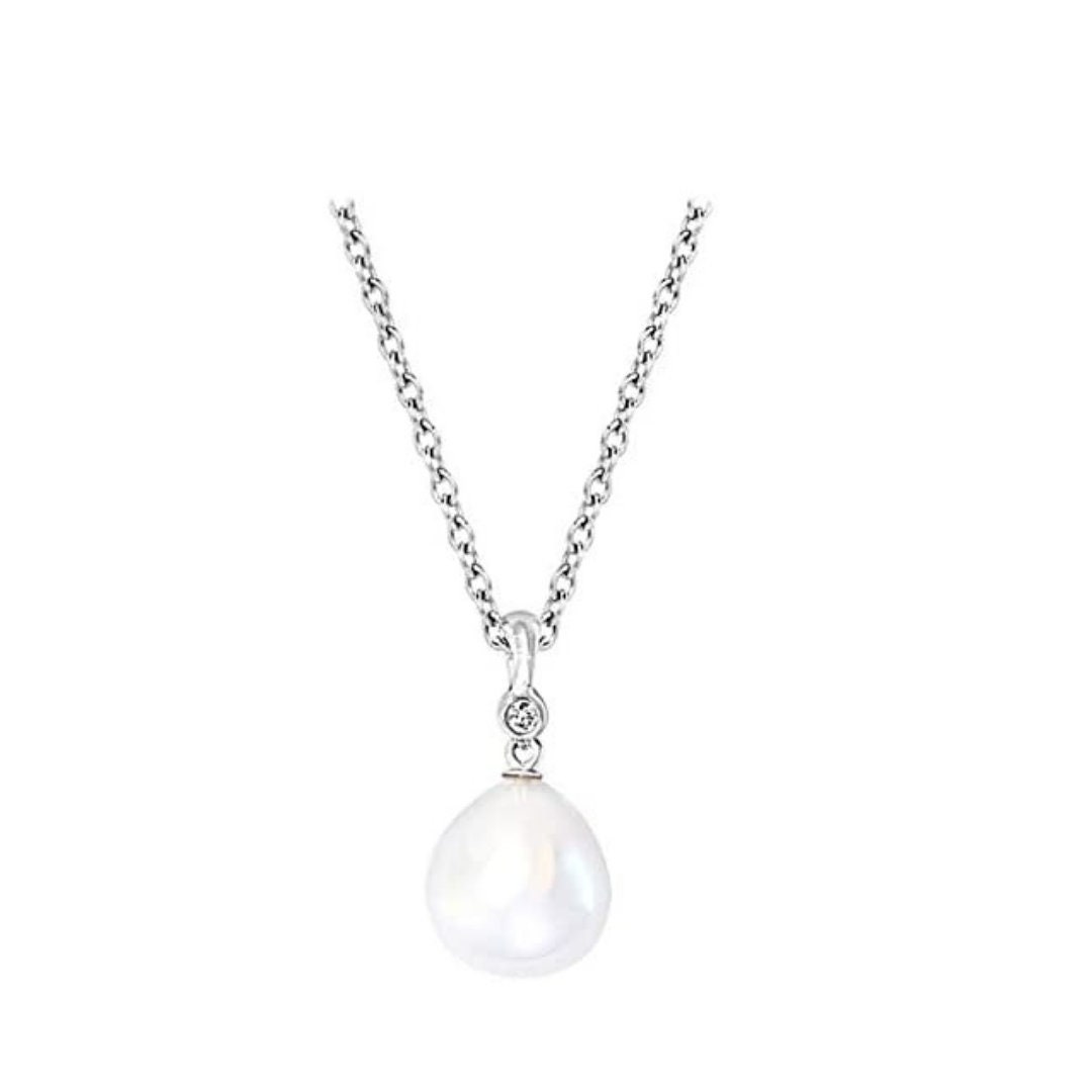 Pearl Teardrop Necklace main image 0