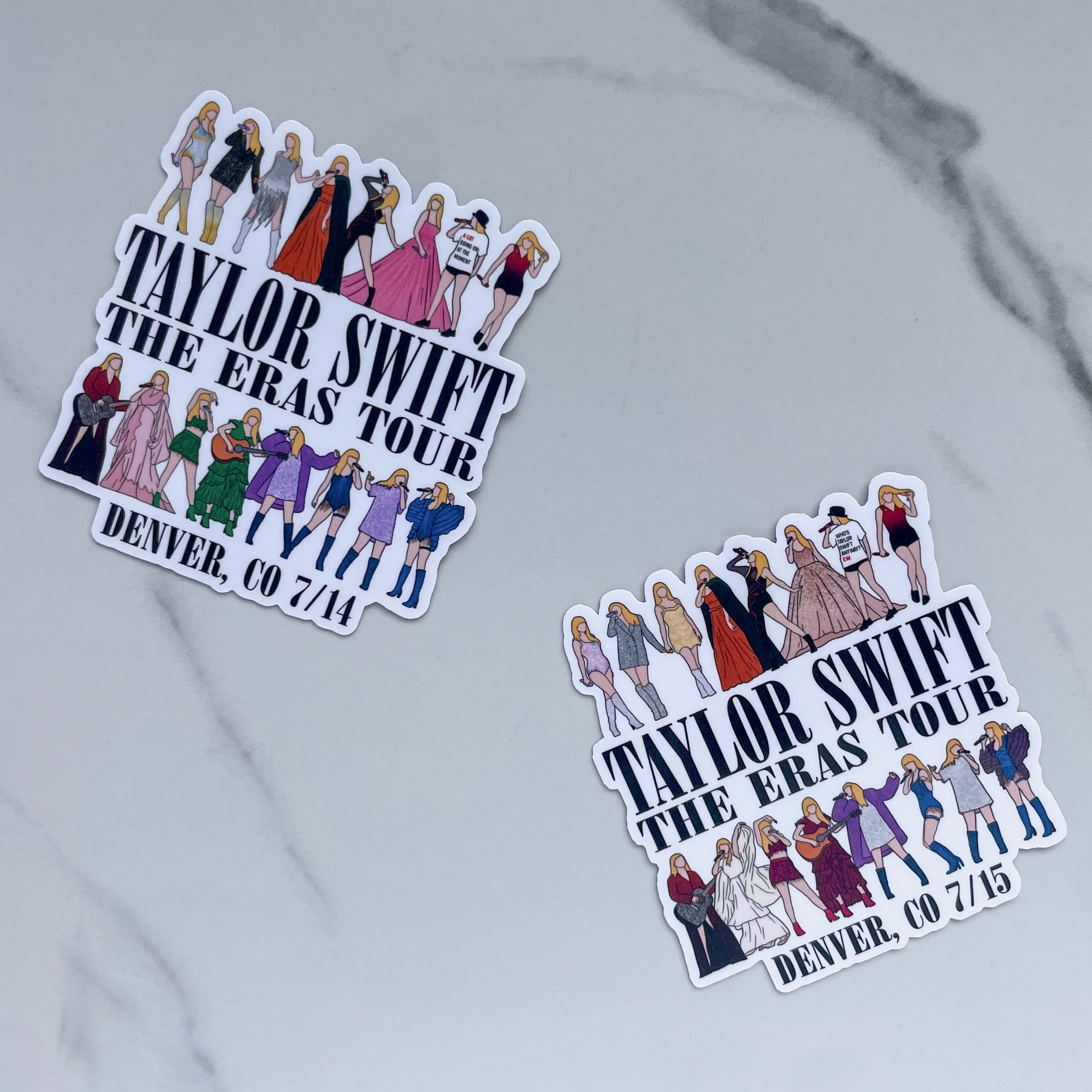 Eras Tour Stickers Taylor Swift Stickers, Waterproof Matte Stickers, Tour  Memorabilia Stickers, Taylor Swift Concert 