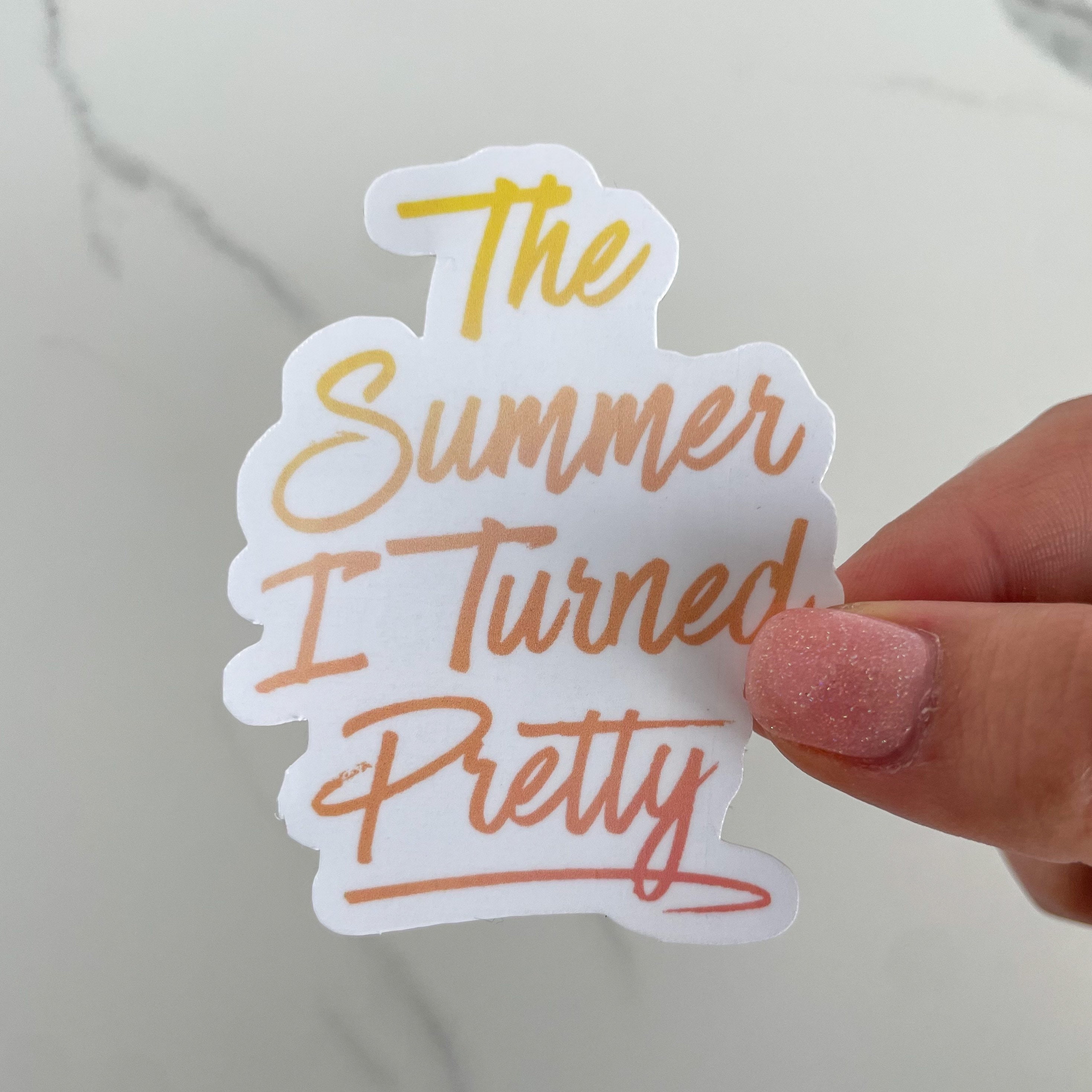 10/50Pcs The Summer I Turned Pretty Stickers Birthday Party Gift