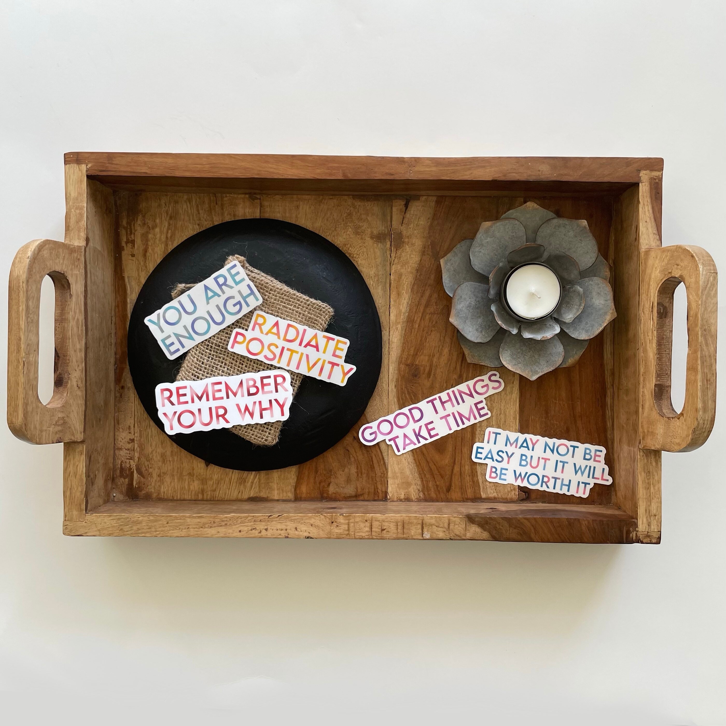 custom quote sticker quote decal quote sticker pack etsy