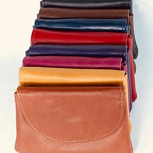 Cartera de embrague de cuero grande