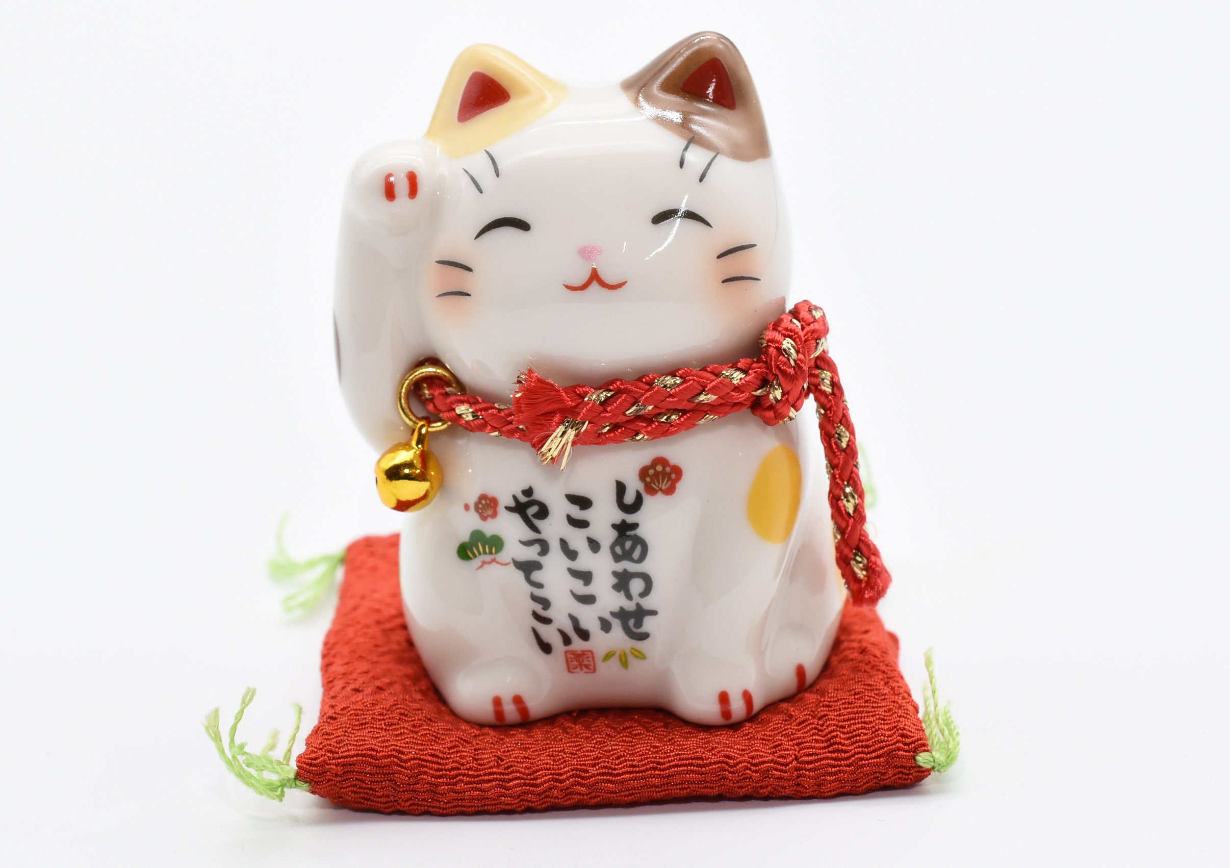 Maneki Neko Brown Color Beckoning Cat Lucky Cat for Good Maneki Neko Brown Color Beckoning Cat Lucky Cat for Good