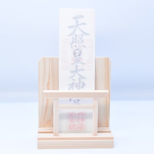 Ofuda Stand with Torii gate Japanese shrine design