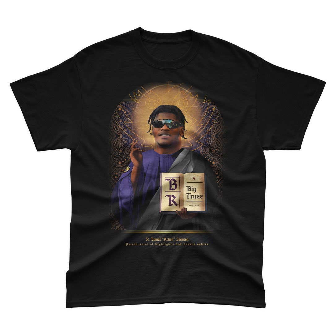 Lamar action Jackson Tshirt Etsy