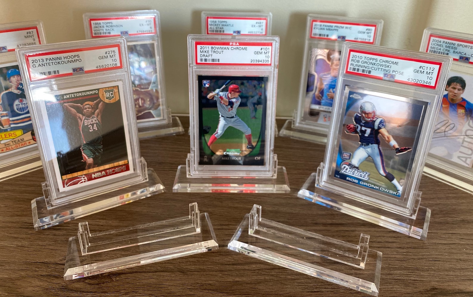 Acrylic PSA Graded Card Holder Stand Display Perfect Fit Etsy