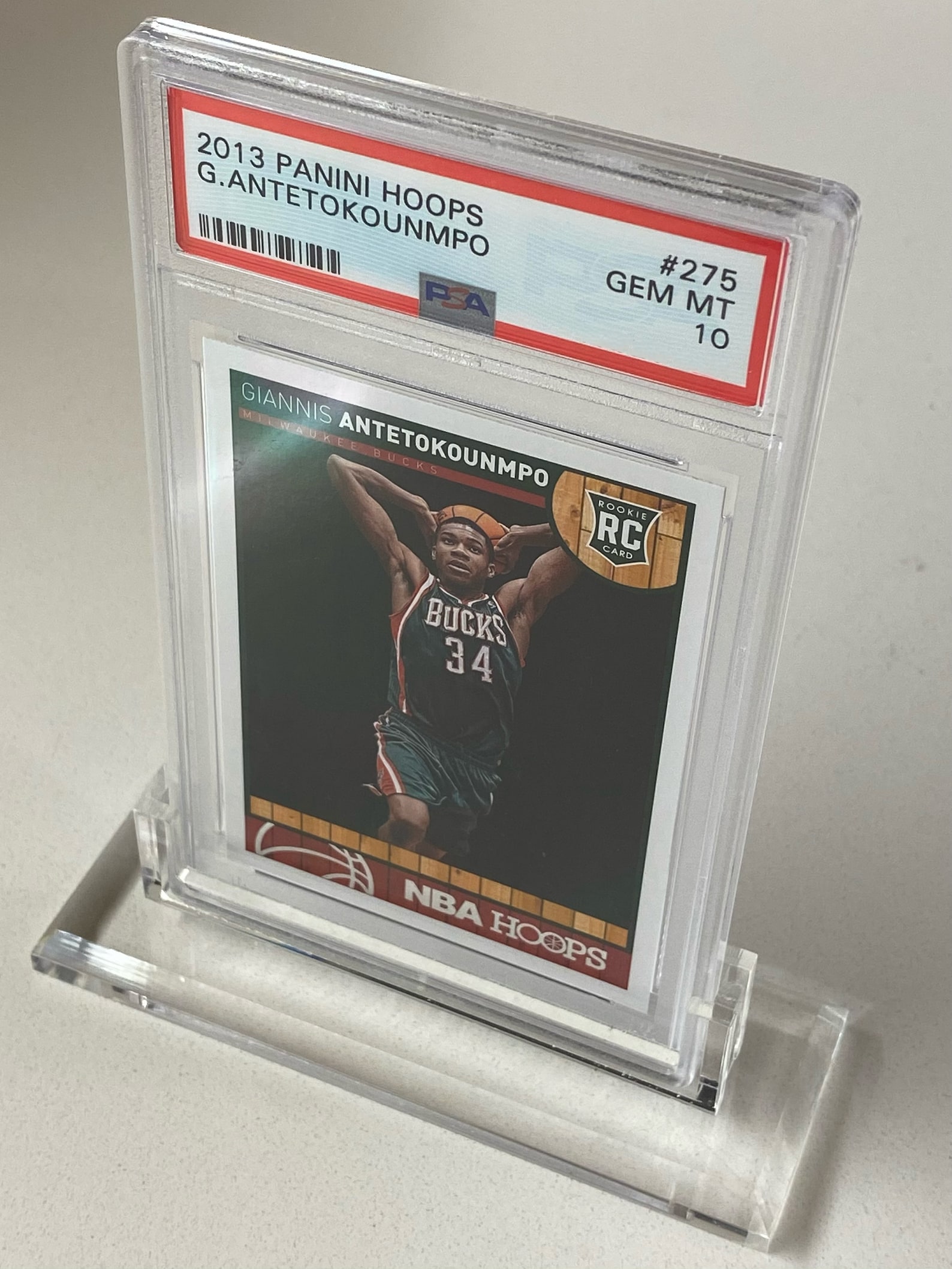 Acrylic PSA Graded Card Holder Stand Display Perfect Fit Etsy