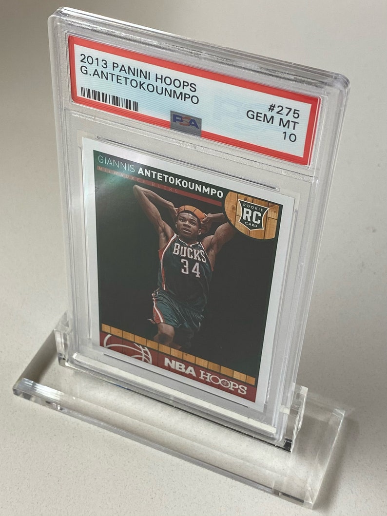 Acrylic PSA Graded Card Holder Stand Display Perfect Fit Etsy