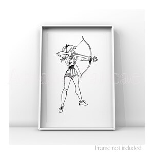 Betty Cooper Archie Comics Illustration Print Lili Reinhart Cartoon Riverdale Drawing Retro Vintage Pint up Cupidon Sketch