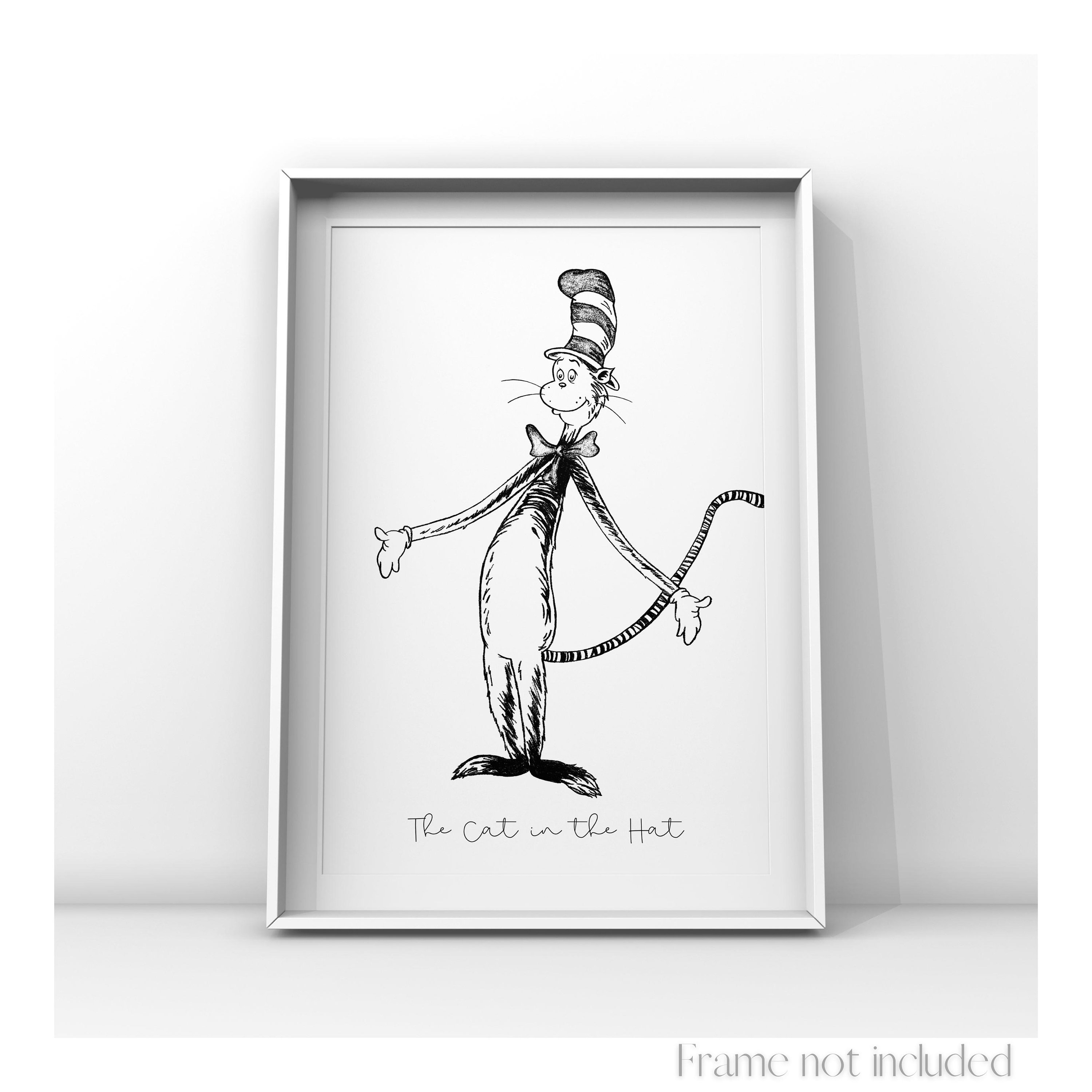 Cat In The Hat Drawing