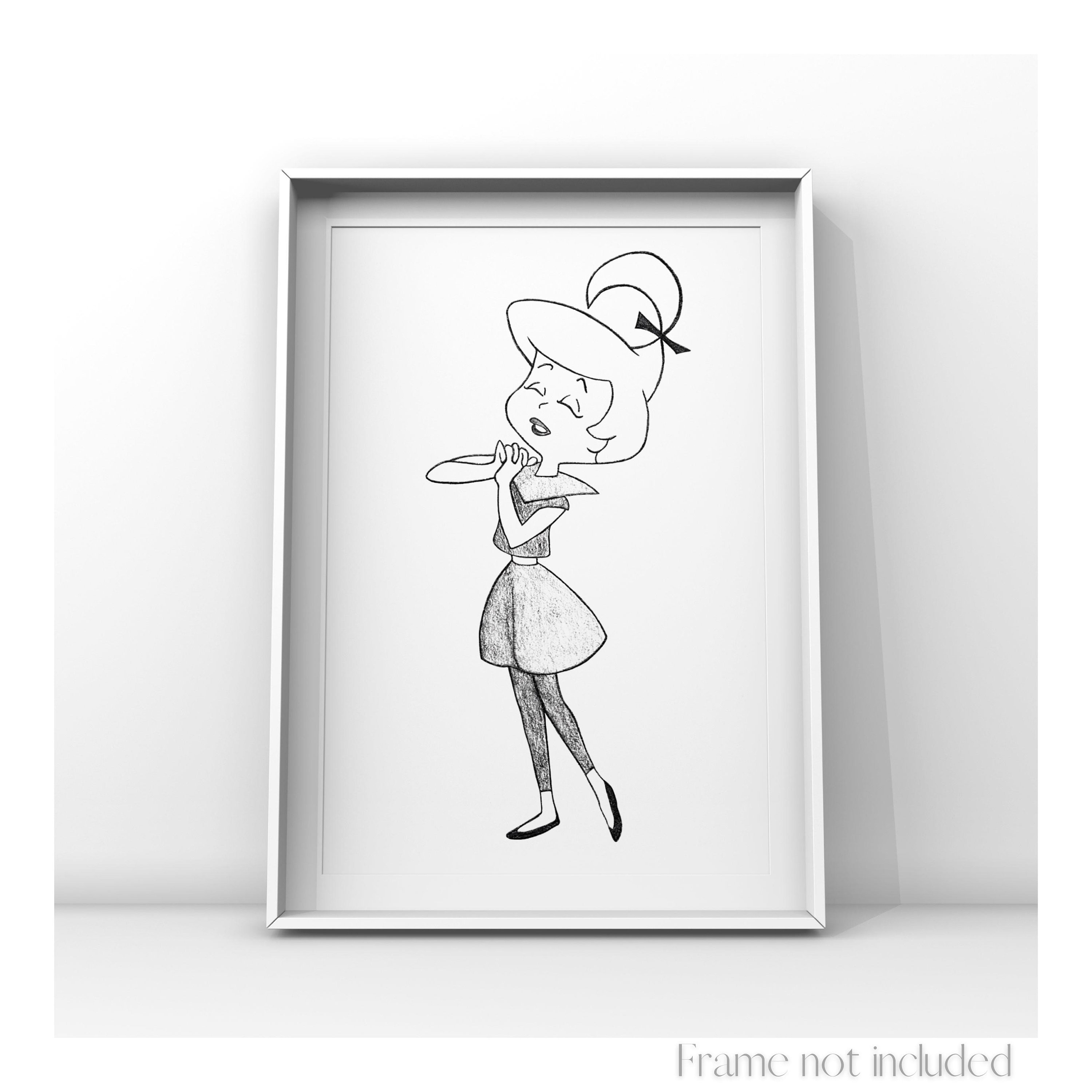 宇宙 海賊 ジェットソン サイン入り写真 Janet Waldo jetsons