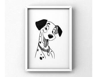 101匹わんちゃん ウォルト・ディズニー ヴィンテージ ステンドグラス 犬 ポンゴ 101 101匹わんちゃん ウォルト・ディズニー 犬のイラスト