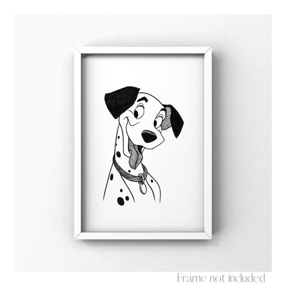 ポンゴ 101 101匹わんちゃん ウォルト・ディズニー 犬のイラスト