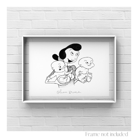 popeye P Rug (Basic/Black)