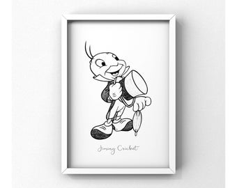 ジミニークリケット ☆ 絵画 ジミニークリケット ☆ 絵画 Amazon | Disney Traditions
