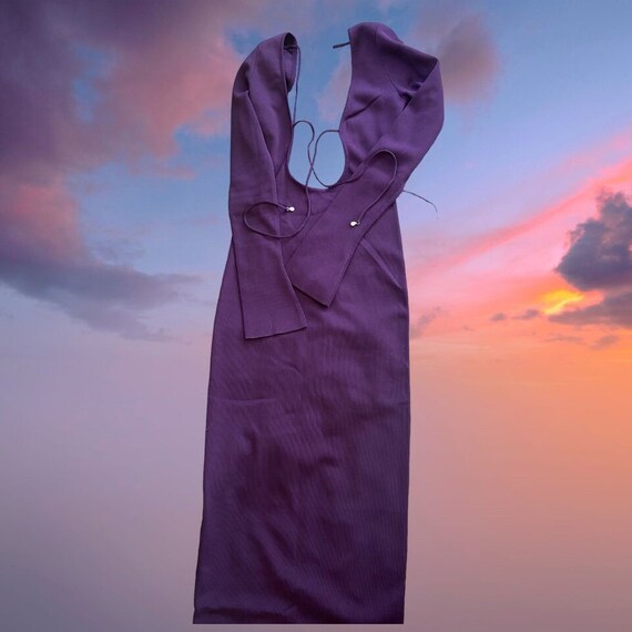 Buy Purple Dress, House of Cb Dress, House of Cb, Maxi Dress, Backless Dress,  Long Sleeve Dress Online in India - Etsy