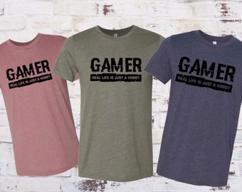 Funny Gamer T-Shirt, Gaming Gift for Him