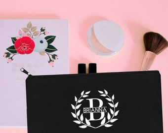 Pochette zippée personnalisée/trousse de maquillage/trousse de toilette