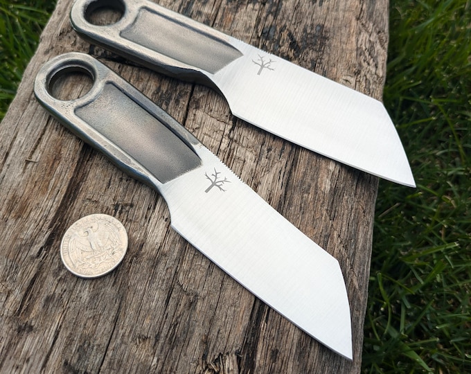Wharncliffe Blade Wrench Knife, Hand Forged, 6", Beefy Blade