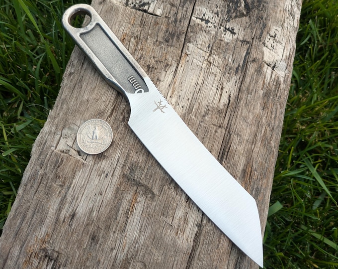 Wharncliffe Point Wrench Knife, Hand Forged, 8"