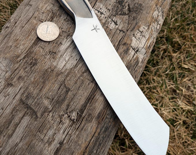 Sheepsfoot Blade Wrench Knife, Hand Forged, 10"