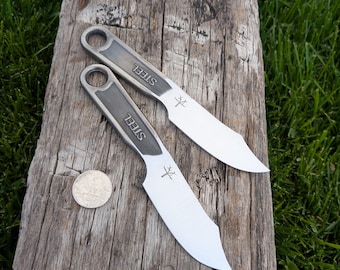 Clip Point Wrench Knife, Hand Forged, 6"