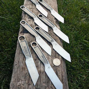 Wharncliffe Point Wrench Knife, Hand Forged, 6&quot;