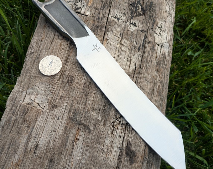 Wharncliffe Point Wrench Knife, Hand Forged, 10"
