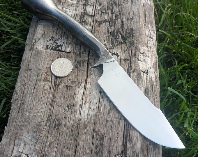 Lug Nut Wrench Knife, Hand Forged, Harpoon Point,  10"