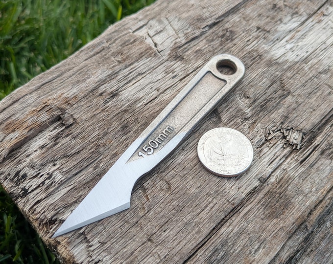 Wrench Knife Kiridashi, Hand Forged, Left Hand Bevel, 4"