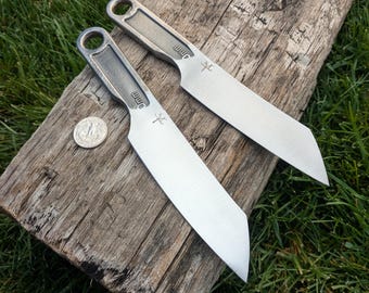 Wharncliffe Point Wrench Knife, Hand Forged, 8"