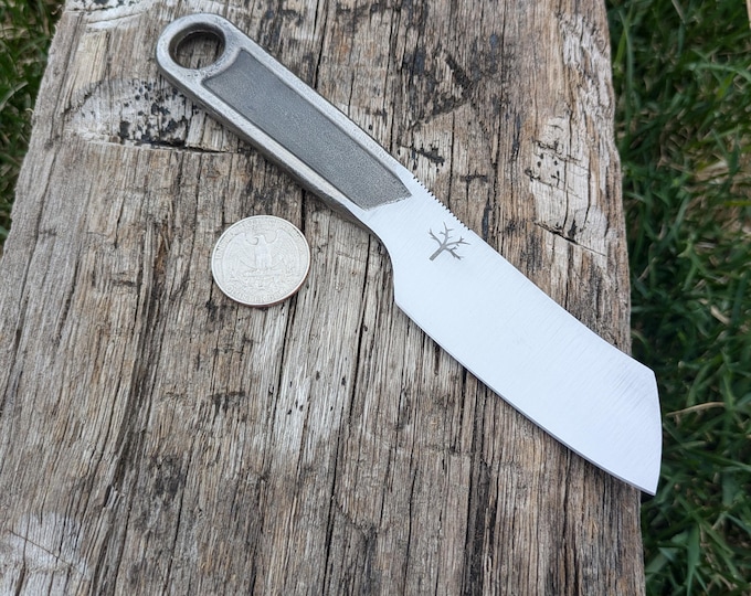Sheepsfoot Blade Wrench Knife, Hand Forged, 6"