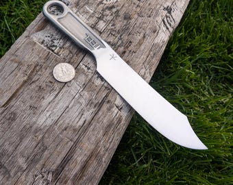 Clip Point Wrench Knife, Hand Forged, 10"