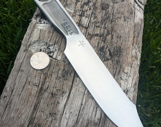 Clip Point Wrench Knife, Hand Forged, 10"