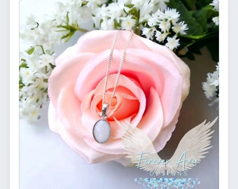 Silver cremation ashes jewellery pendant, breast milk jewellery pendant , jewellery made with breastmilk, ashes necklace