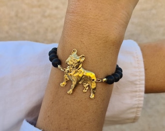 French Bulldog Bracelet, Dog bracelet for women, French Bulldog art dog, Dog jewelry