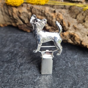 Russian TOY NUMBER HOLDER Brooch - Elegant Dog Show Ring Clip - Gift For Dog Lovers, Pet Memorials And Dog Show Enthusiasts