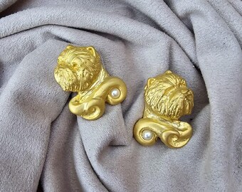 West Highland Earrings, women earrings, dog lovers gift, West Highland art jewel
