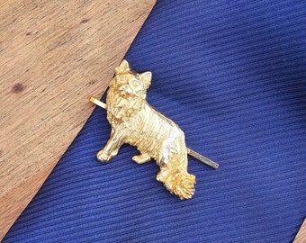 Maine Coon tie clip, Cat tie clip, Maine Coon tie bar