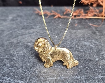 Intricate and Realistic Cavalier Necklace - Handcrafted with Detailed Artistry - Cavalier Enthusiast Gift