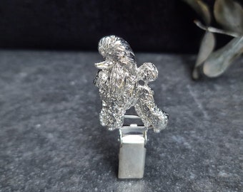 POODLE Nordic NUMBER HOLDER Brooch - Dog Show Ring Clip For Exhibitors – Pet Memorial Gift For Dog Lovers In 4 Finishes